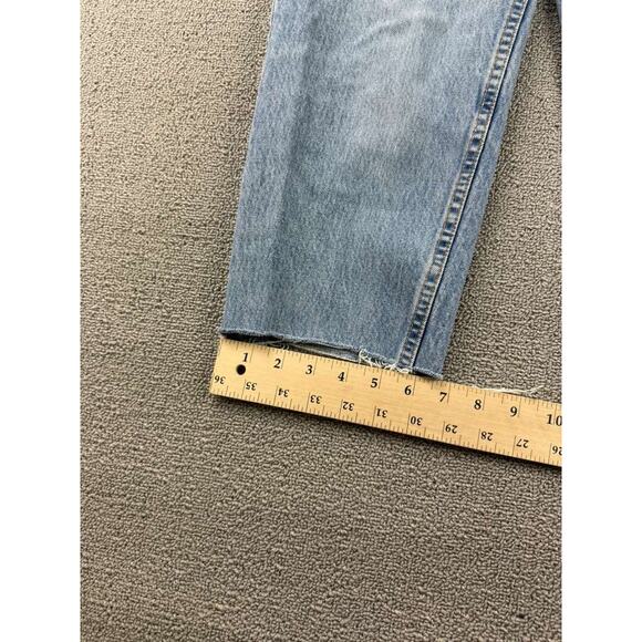 Vintage Levis 512 Slim Fit Tapered Jeans Women Size 13 MED Blue 90's USA Made - Picture 8 of 10